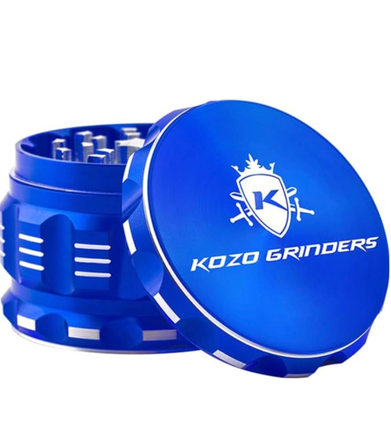 Multiple Colors Kozo 2.5 Inch Grinder Mills, Aluminum