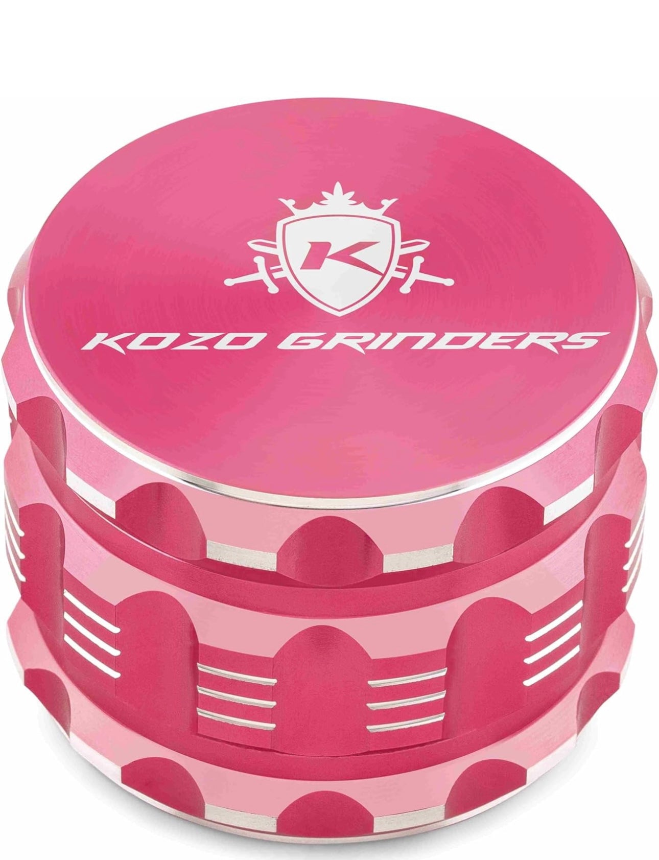 Multiple Colors Kozo 2.5 Inch Grinder Mills, Aluminum